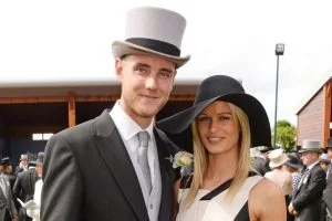 Stuart Broad and Bealey Mitchell