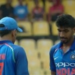 Dhoni and Bumrah