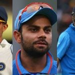 Sourav Ganguly, Virat Kohli and MS Dhoni