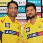 Suresh rain and MS Dhoni