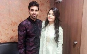 Bhuvneshwar Kumar and Nupur Nagar