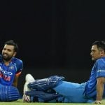 Rohit and MS Dhoni